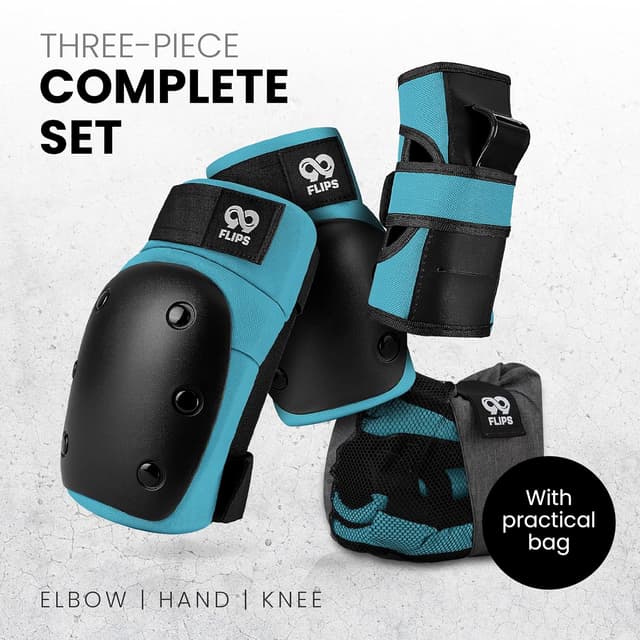 Thumbnail 6 de 99FLIPS Knee and Elbow Pads Adult (incl. Wrist Guards) – Size L in Light Blue