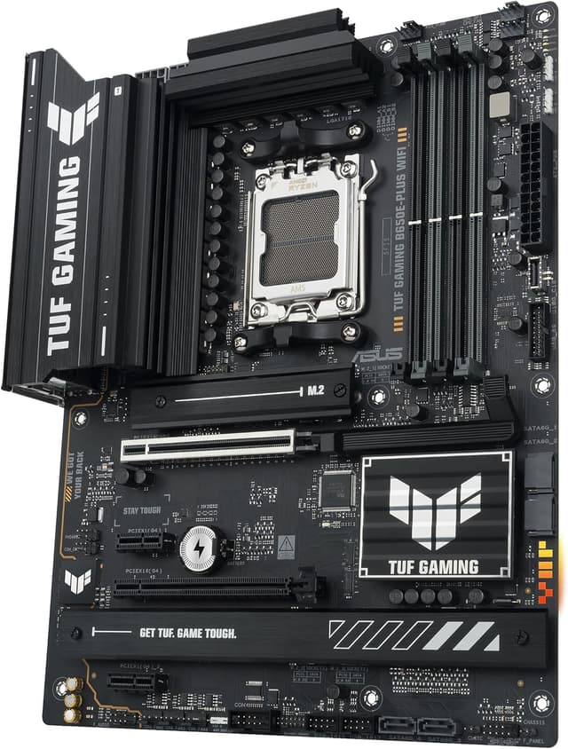 Detalle 2 de ASUS TUF Gaming B650E-PLUS motherboard 80A đź–Ą
