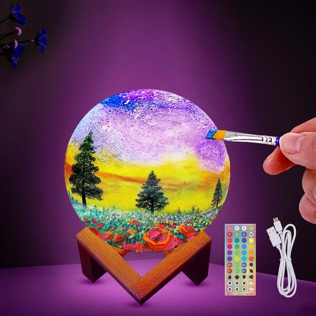 Imagen de ACED Paint Your Own Moon Lamp Kit 2025 en OfertitasTOP