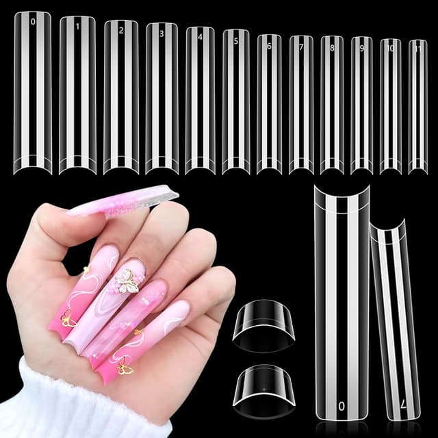 Detalle de Adonafy Nail Tips 504 Stück XXL