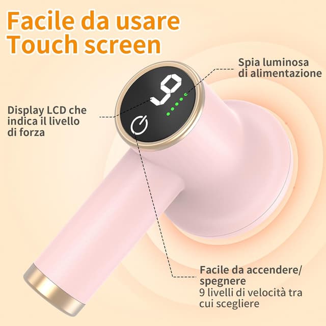 Thumbnail 5 de Massaggiatore elettrico anti-cellulite senza fili 9 velocità rosa 💆♀