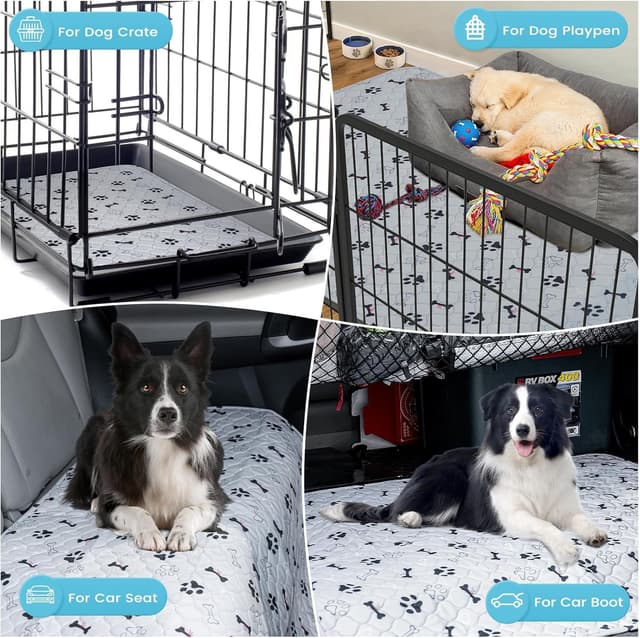 Thumbnail 3 de PmakeEorT Welpenunterlagen Waschbar 2er Set