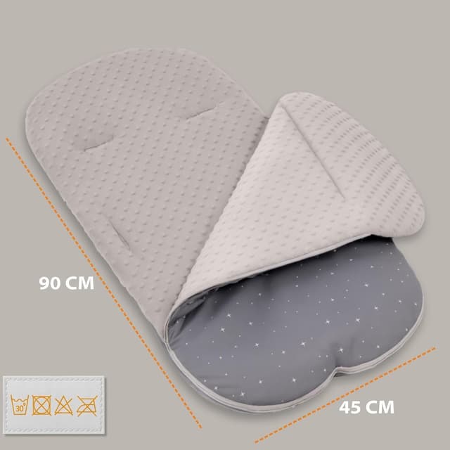 Detalle 2 de Saco para Carrito y Buggy de Invierno 90x45 cm