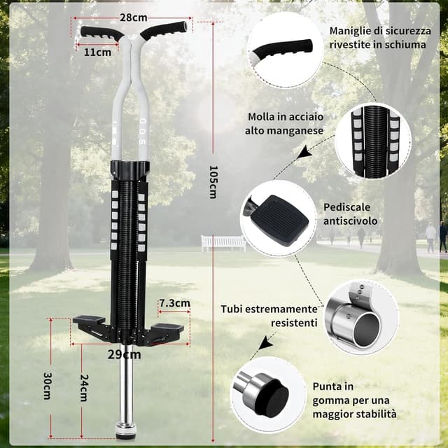 Detalle 2 de ISE SY-ST005 Bastoncino per saltare per bambini