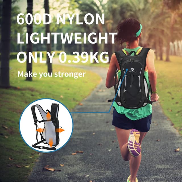 Thumbnail 6 de TTIAISHLE Hydration Pack Backpack with 2L BPA-free water bladder