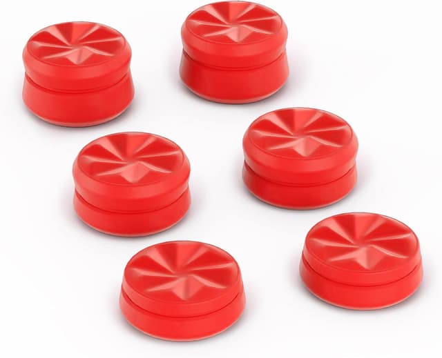 Thumbnail 6 de PlayVital 3 Height Hurricane thumb grips for PS5 / Xbox Controllers / Switch Pro (Passion Red)