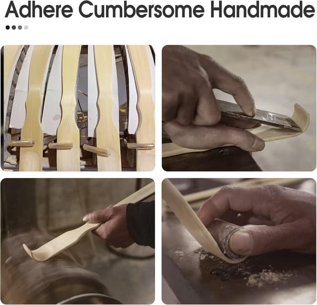 Detalle de WARMLIFE bamboo back scratcher 17 inch