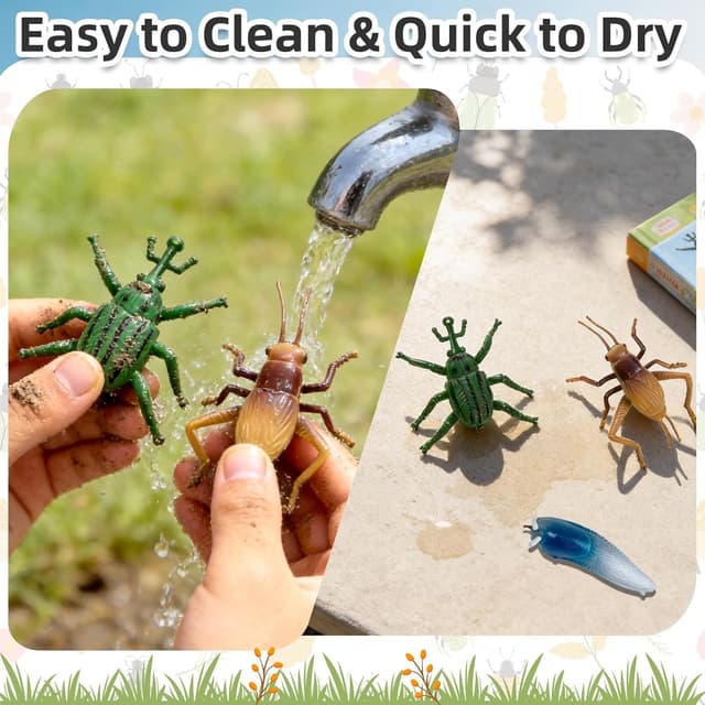 Thumbnail 6 de 30-Pack Fake Insects Bug Toys