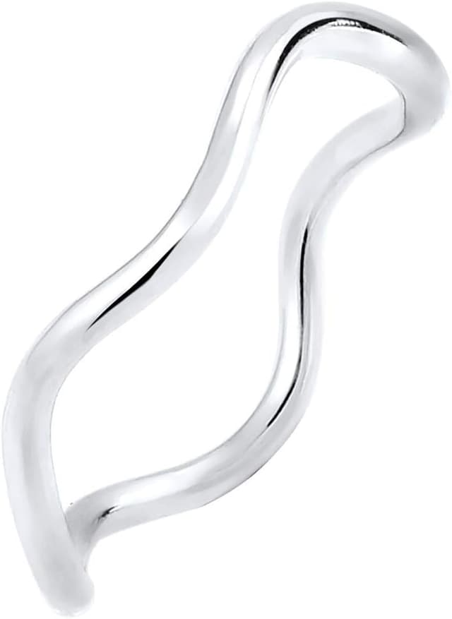 Thumbnail 5 de Elli Ring Wellen Minimal Geo 925 Silber 📿