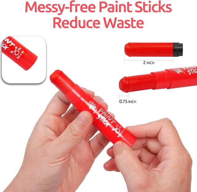 Thumbnail 4 de TBC The Best Crafts Paint Sticks 12-Pack, pastel set 🎨