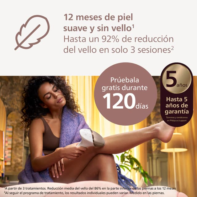 Detalle 2 de Philips Lumea Serie 9900 depiladora IPL 4 cabezales