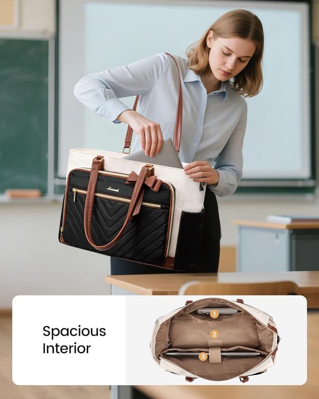 Detalle 2 de LOVEVOOK Lunch Bag Tote 15.6 Inch