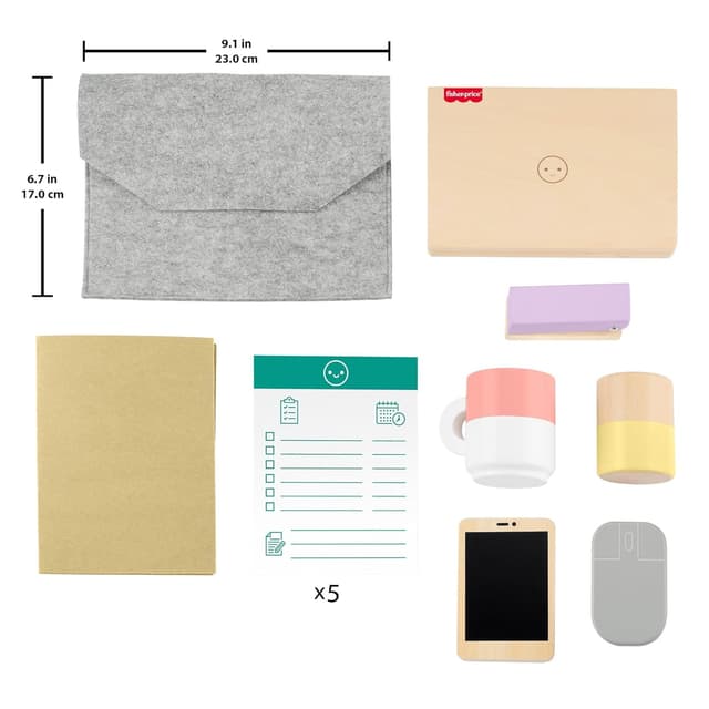 Detalle 2 de Fisher-Price Homeoffice-Set Holz ab 3 Jahren