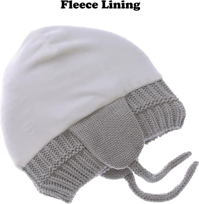 Detalle de Exemaba Baby beanie hat 100% acrylic fleece