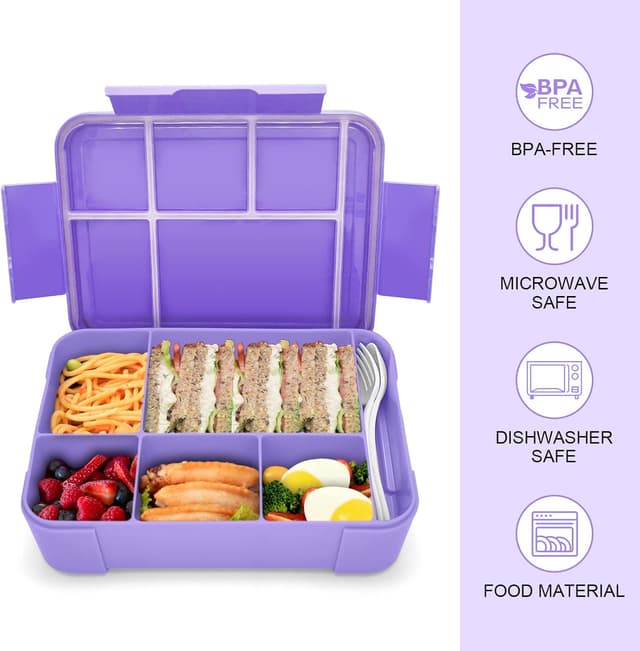 Thumbnail 6 de IJIAMY Brotdose Kinder 1300ml Bento Box für Schule