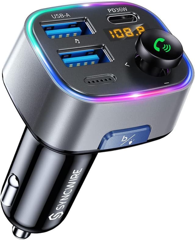 Detalle de Syncwire FM-Transmitter mit Bluetooth 5.4