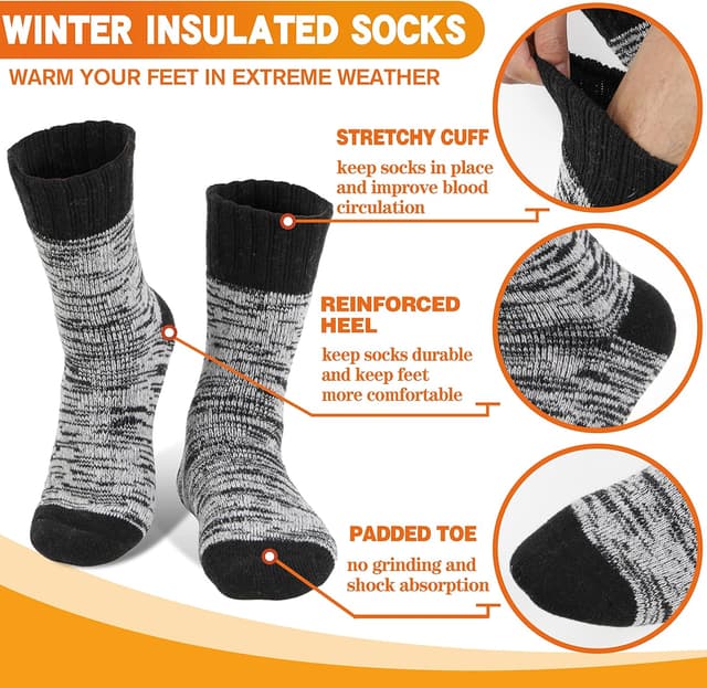 Thumbnail 4 de Warm Thermal Socks 3 Pairs
