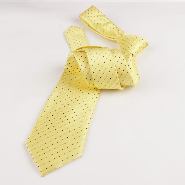 Detalle de Alizeal Men’s Polka Dot Necktie and Hanky Set for Business Formal