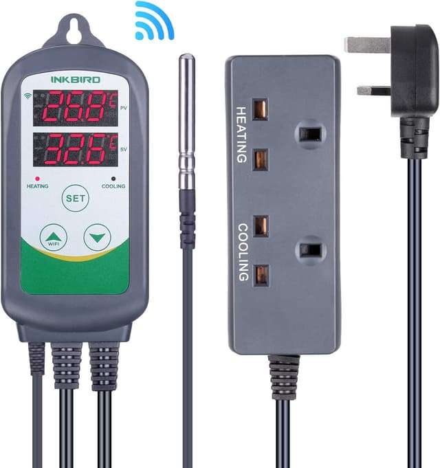 Detalle de Inkbird ITC-308-WiFi digital wireless thermostat 0.1°C