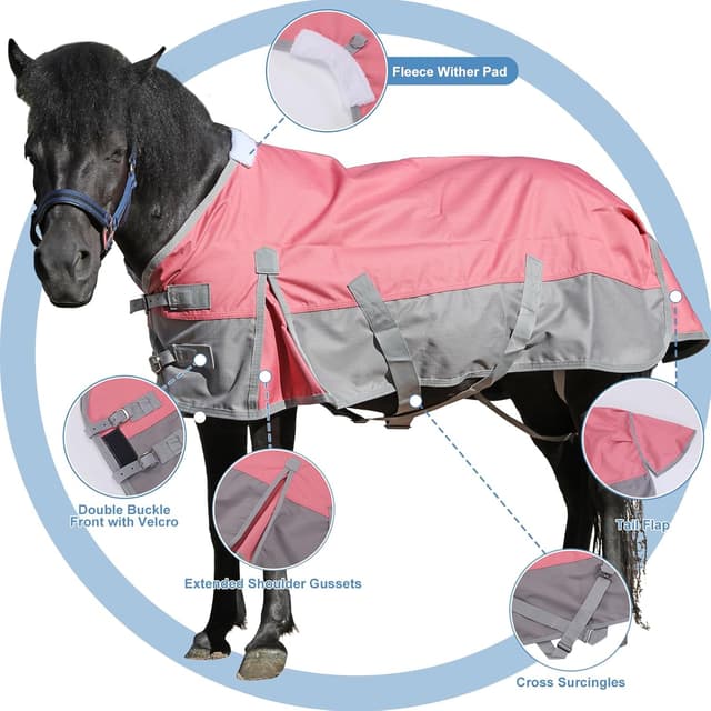 Detalle 2 de Mini Shetland Pony Turnout Rug 3'3