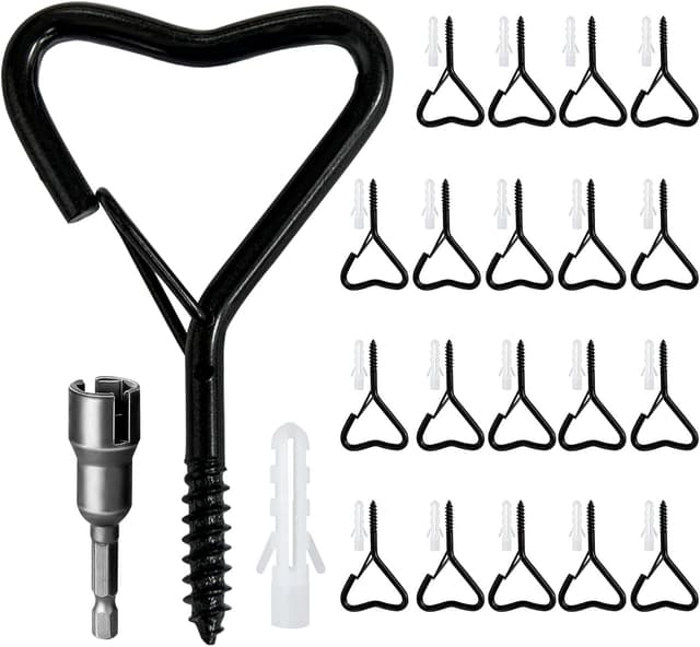 Detalle de Ticway Edelstahl Haken 20er Set 40 lbs