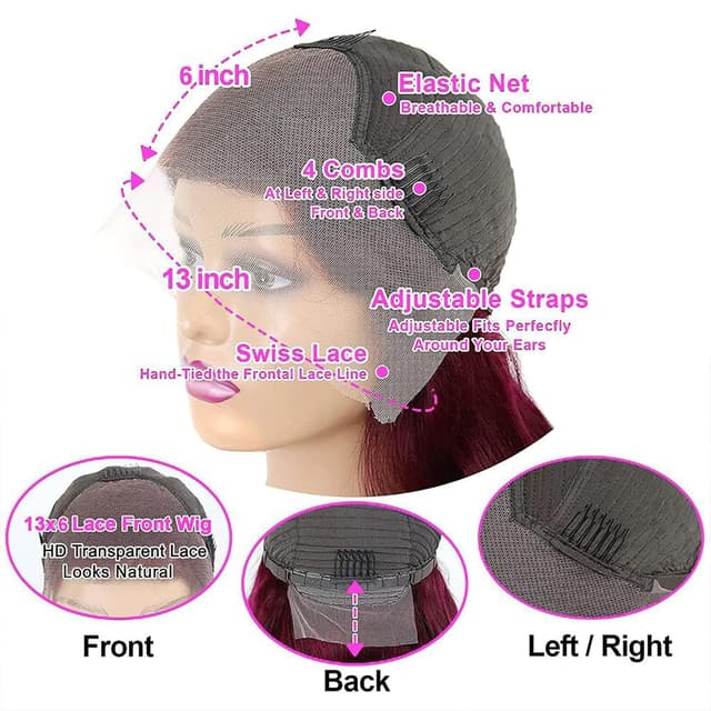 Thumbnail 2 de QZOQZO 28 Inch Lace Front Wig ๐โ