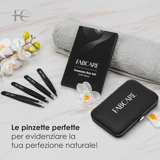 Thumbnail 6 de FABCARE Pinzetta Sopracciglia 4 pezzi