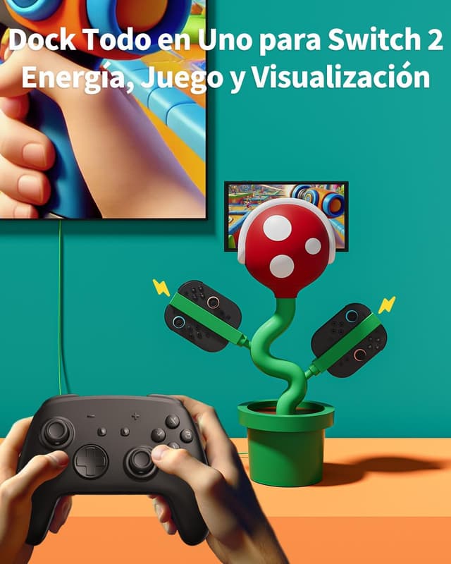 Detalle 1 de POWKONG Dock TV Switch 2 4K 60Hz