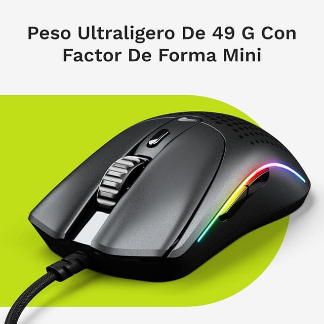 Detalle 2 de Glorious Model O 2 Mini - Ratón Gaming Superligero 🖱