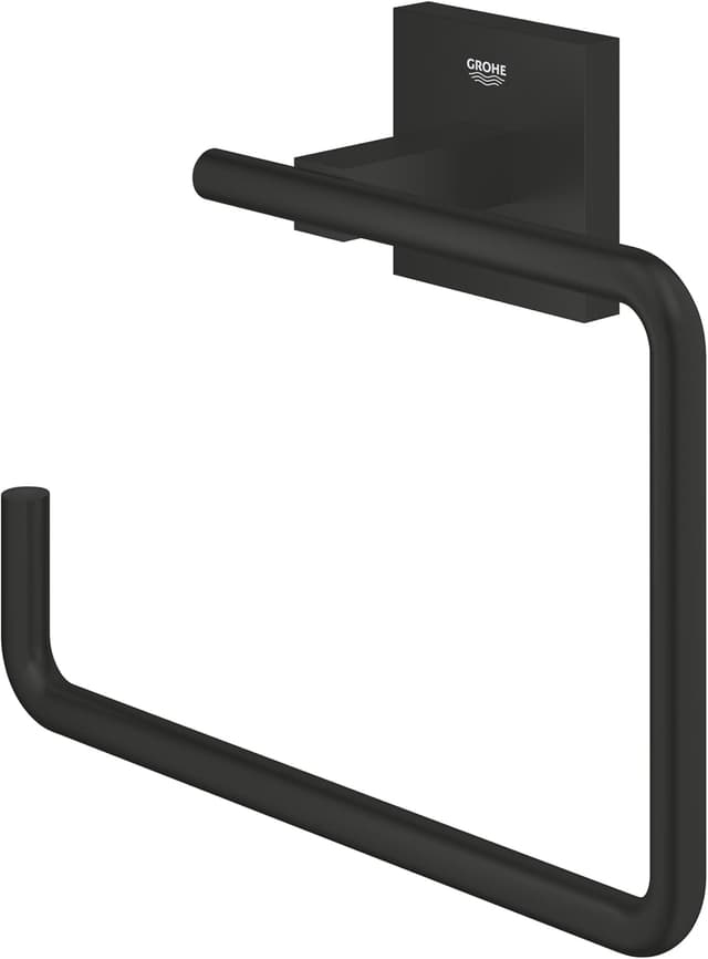 Thumbnail 1 de GROHE Start Cube Toallero Argolla Negro Mate 🖤