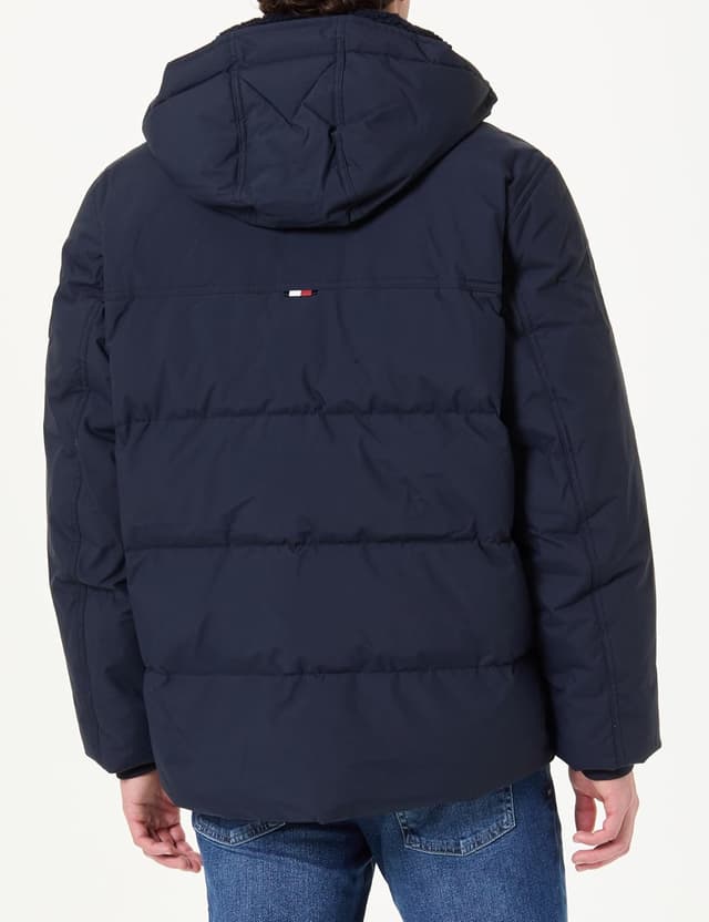 Detalle de Tommy Hilfiger Rockie Utility : veste matelassée homme matelassée avec capuche
