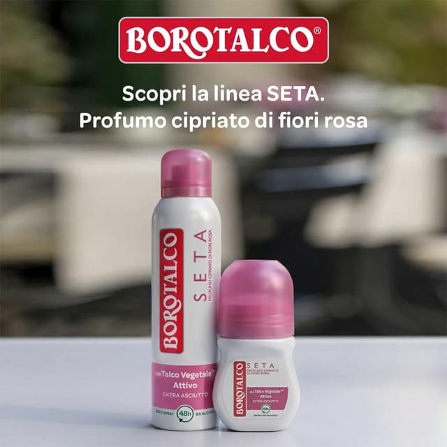 Thumbnail 3 de Borotalco Deodorante Spray Seta 48h 4×150 ml