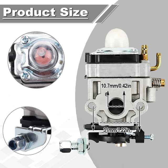 Detalle de ZAMDOE WYJ-138 WYK-186 Vergaser für Trimmer
