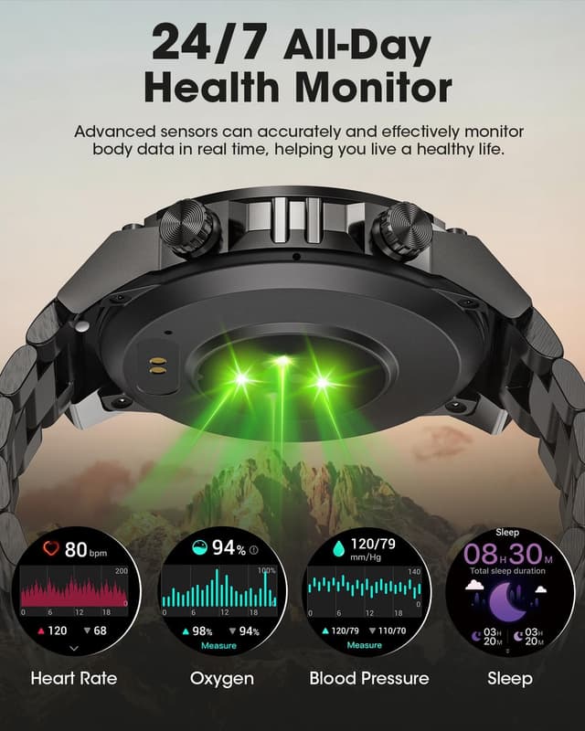 Thumbnail 4 de NAIXUES Reloj Inteligente Militar 1,46