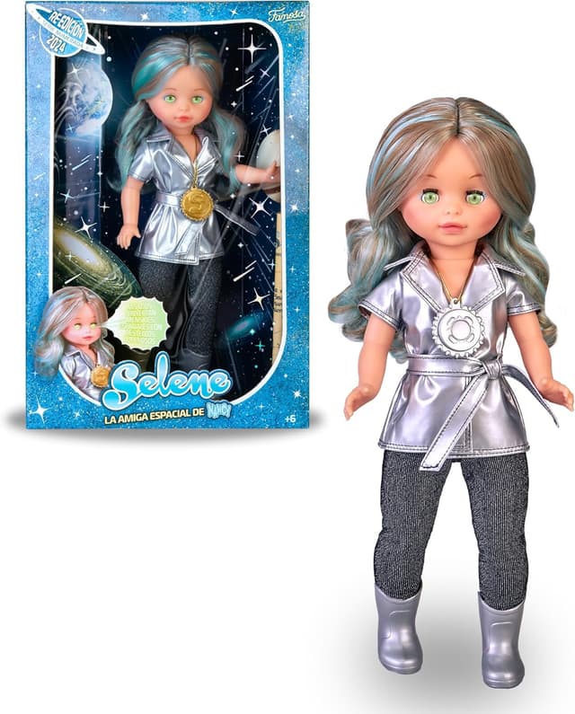 Detalle de Famosa Nancy NAL10000 Selene con medallón iluminado