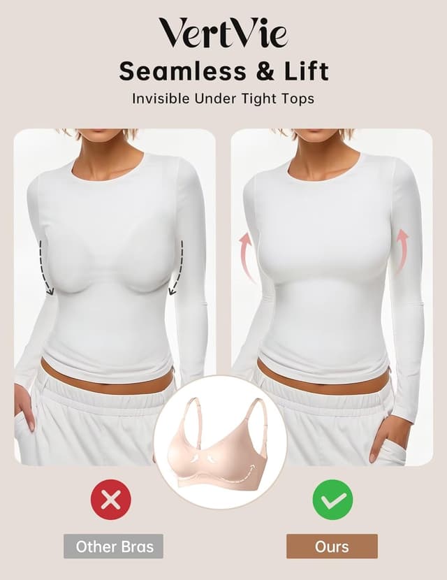 Detalle 2 de Vertvie Seamless Jelly Wireless Bralette