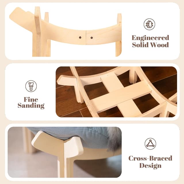 Thumbnail 6 de CheerPals Katzenbett Blumenform 55 cm