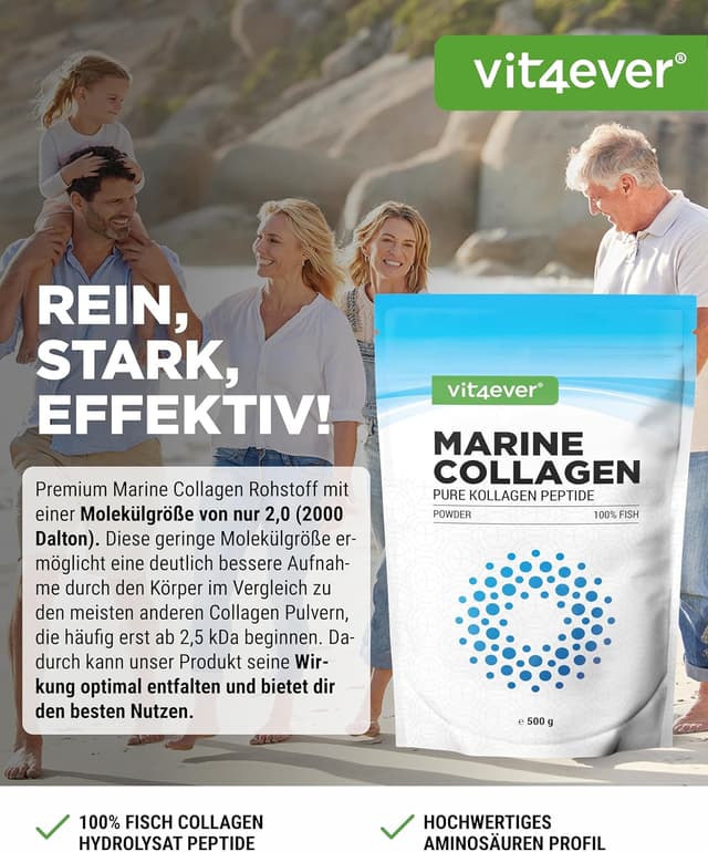 Detalle 2 de Marine Kollagen Pulver 500 g