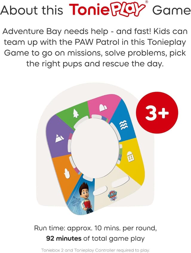 Detalle 2 de tonies tonieplay Game (Paw Patrol - Adventure Bay Rescue Heroes) for Toniebox 2