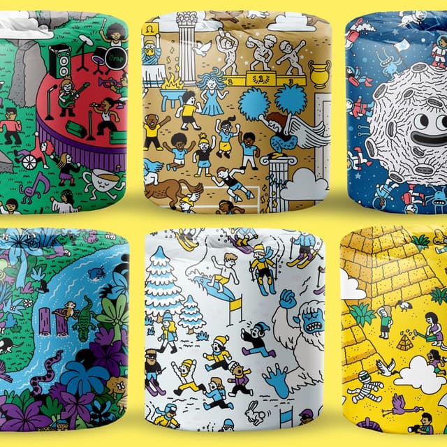 Thumbnail 6 de Who Gives A Crap Where's The Loo Edition Bamboo Toilet Roll 6 Pack