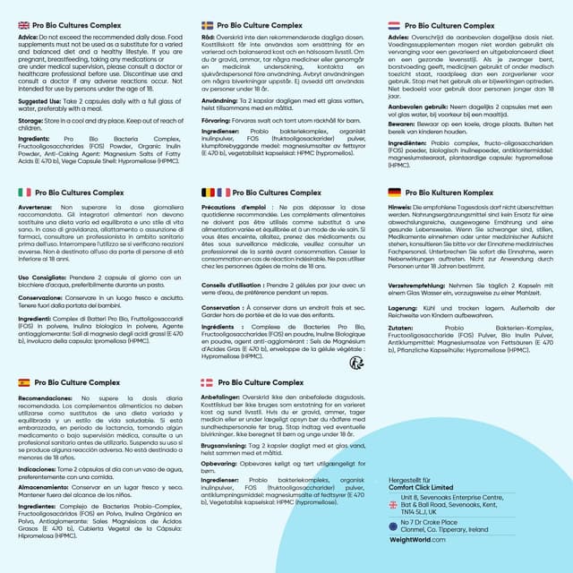 Thumbnail 4 de Pro Bio Kulturen Komplex 60 Milliarden KBE