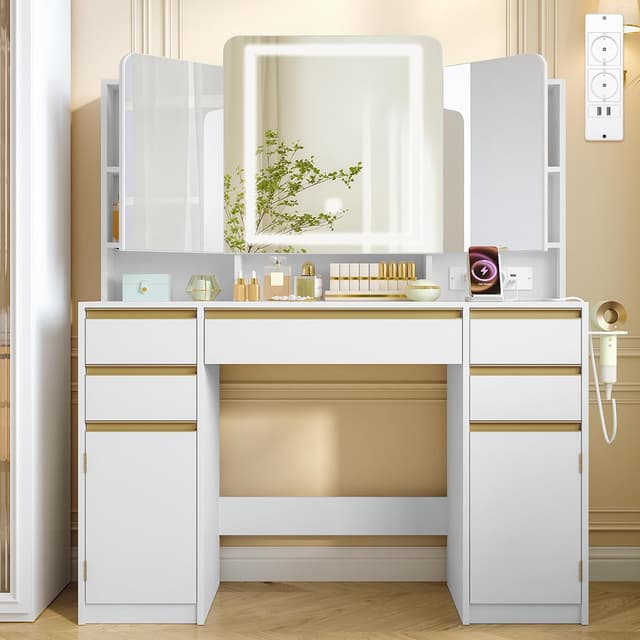 Thumbnail 2 de HEXCELEN Toeletta Trucco con Specchio Triplo 🪞