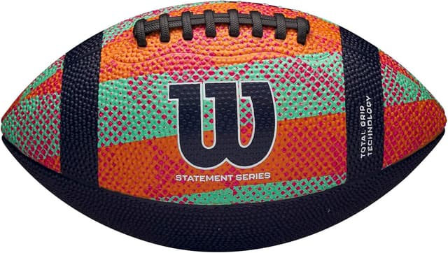 Detalle de Wilson NCAA Statement Geo Football (Junior) in Orange