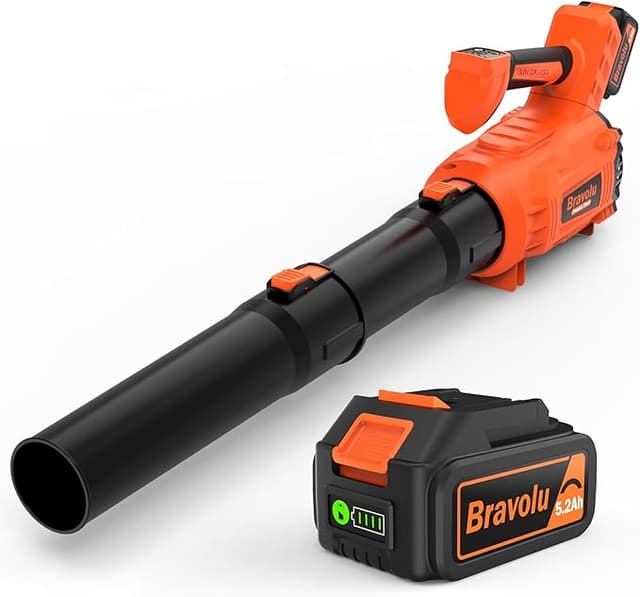 Imagen de Bravolu Soplador de Hojas con Batería de 5200 mAh 🍃 en OfertitasTOP