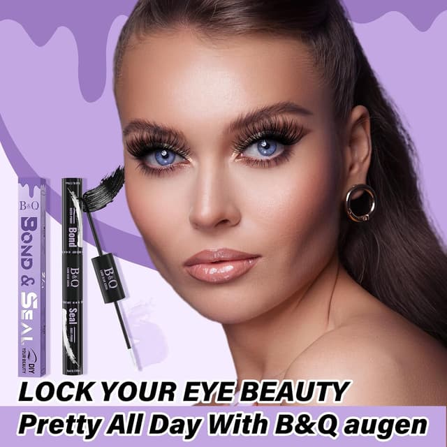 Thumbnail 6 de B&Qaugen Lash Bond and Seal Waterproof 10ML Eyelash Glue for Lash Clusters (Black)