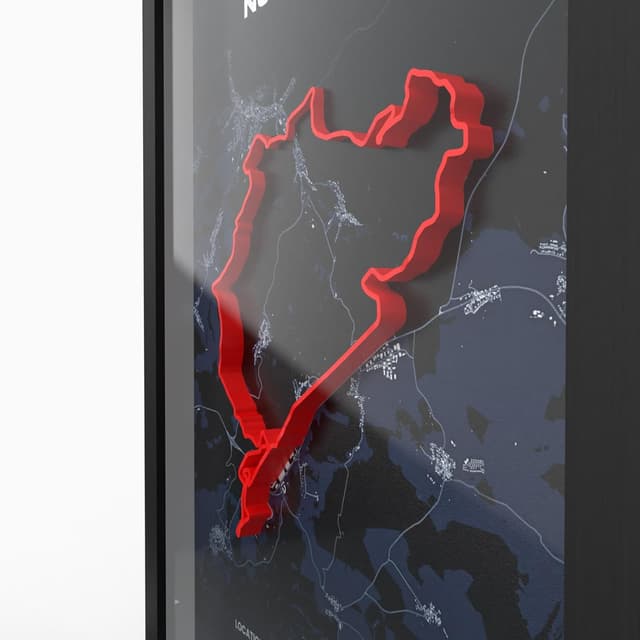 Thumbnail 2 de Nürburgring 3D Motorsport Poster A3