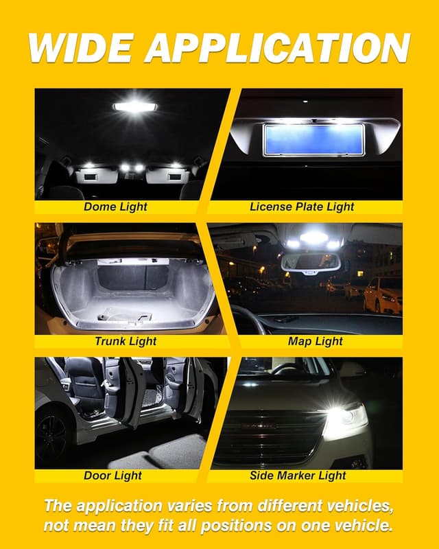 Thumbnail 4 de ANTEMOON 36mm Festoon C5W 6500K LED pour voiture