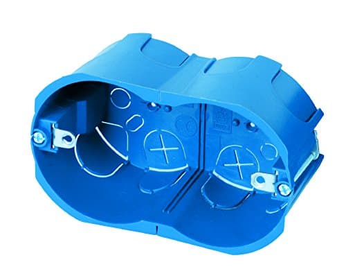 Detalle de Electraline 60399 Scatola a 3 Posti Blu