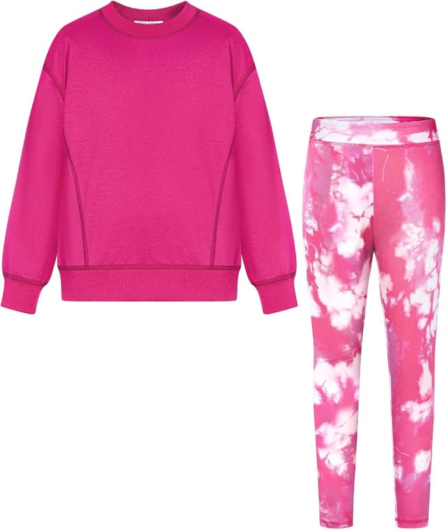 Thumbnail 5 de GRACE KARIN Felpa e leggings bambina 2 pezzi 👧