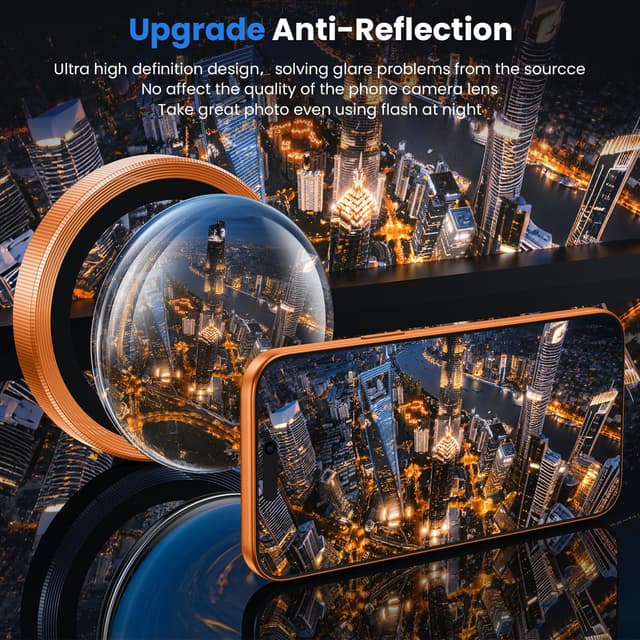 Thumbnail 1 de WSKEN iPhone 17 Pro Camera Lens Protector 9H